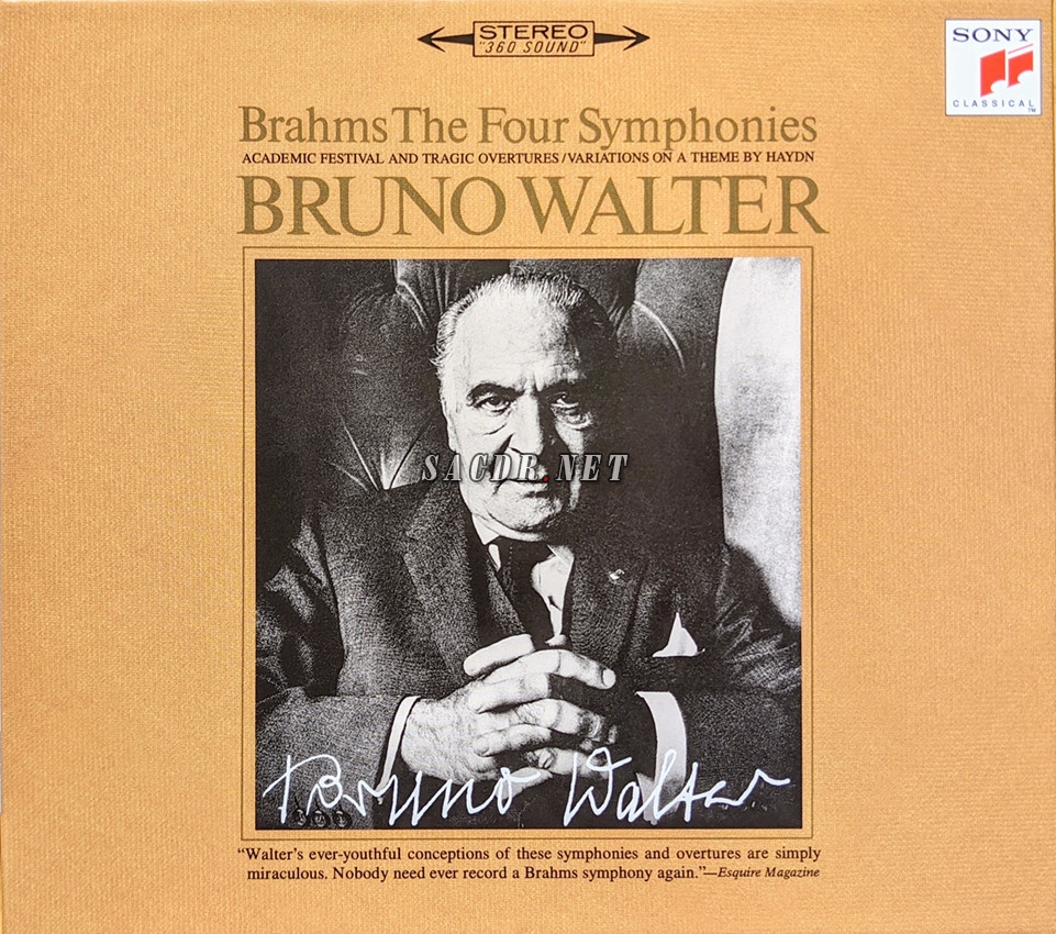 sony brahms: 4 symphonies - walter 瓦尔特 指挥 勃拉姆斯交响曲