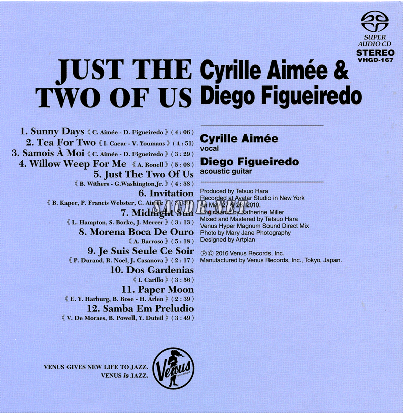 Cyrille aimee diego figueiredo just the two of us Cyrille