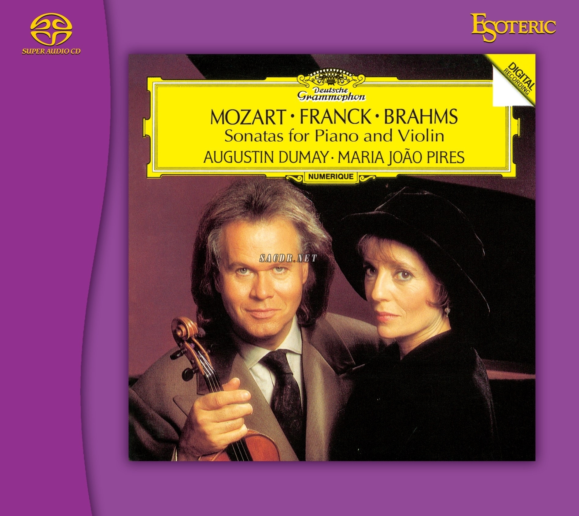 dumay, maria joao pires - mozart, franck, brahms: violin sonatas